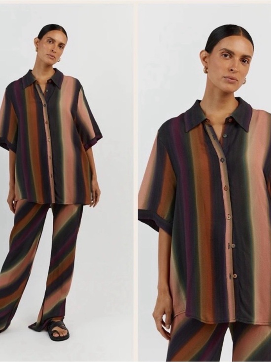 DISSH Other - DISSH LULU OMBRE VACATION SHIRT Size 6